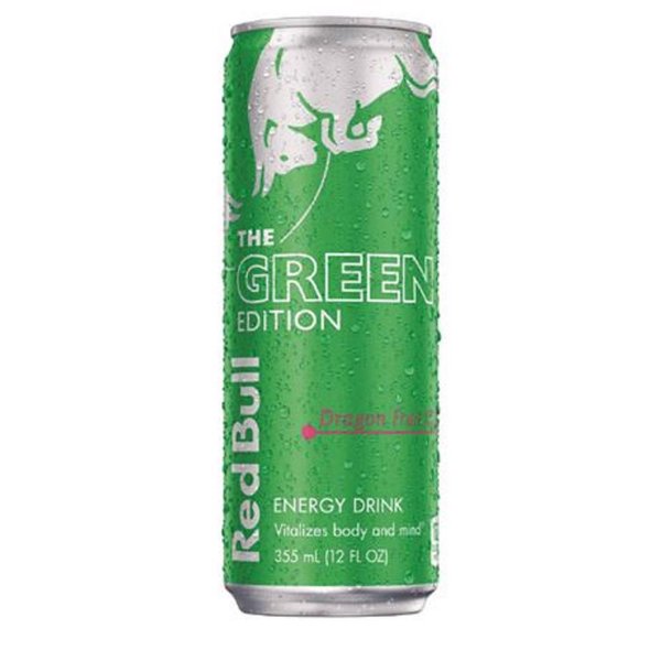 Red Bull Green Edition Dragon Fruit Beverage 12 oz 24 pk, 24PK RB237479